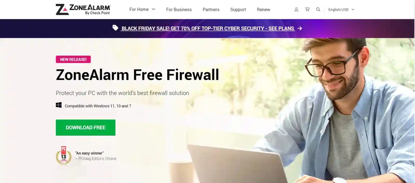 zone alarm free firewall